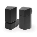 Juego de pivotes estandar decentrado para puertas de aluminio  Acabado Negro.