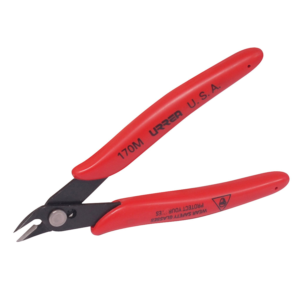 Pinza para electrónica corte al ras 22° uso pesado Urrea