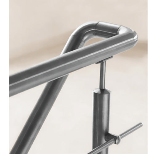 Codo de 90º para tubo de 42.4mm. Satinado Acero Inoxidable 304