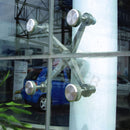 Tornillo de anclaje para spiders. para tubo plano. tornillo de acero inox y cuerpo en galvanizado.