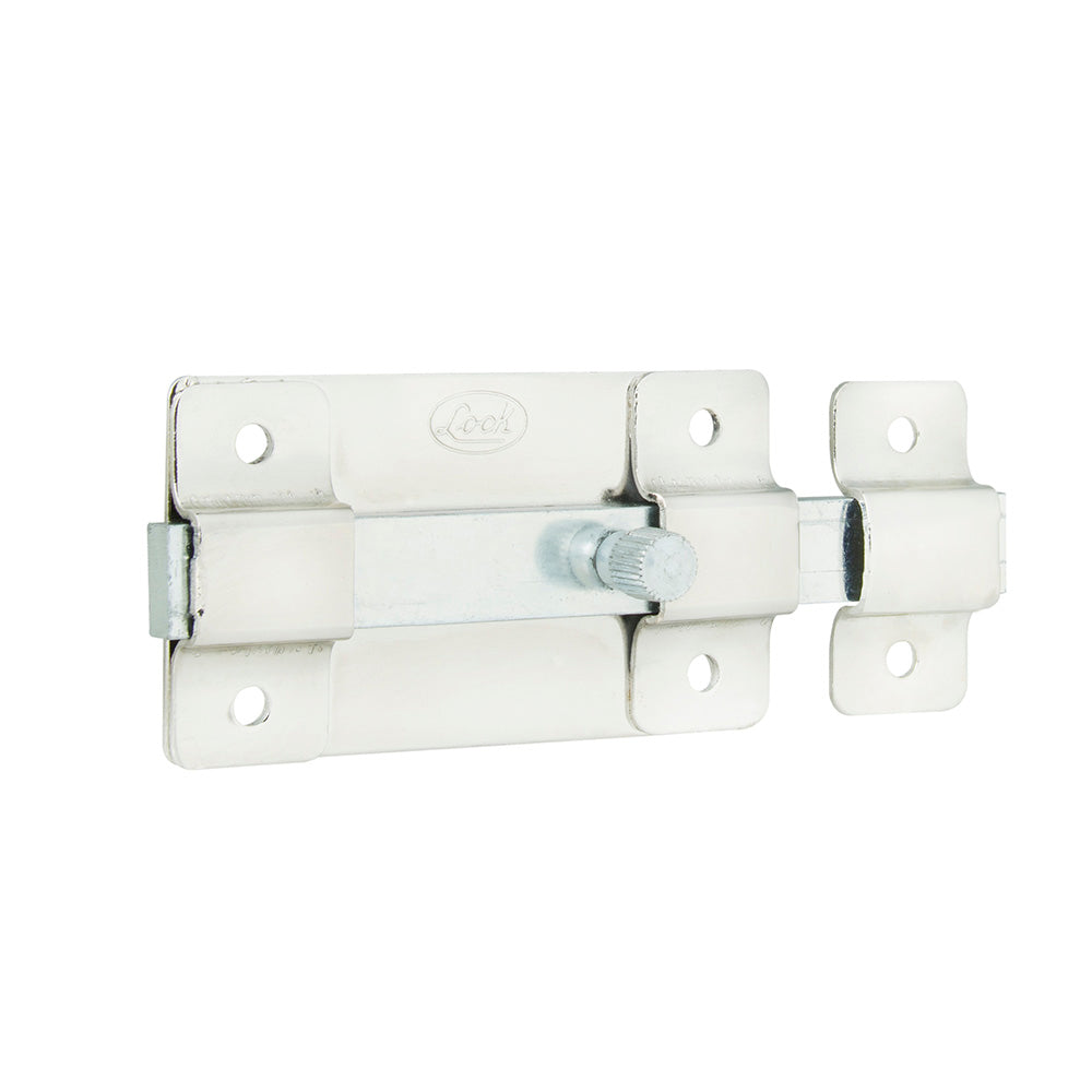Picaporte pasador de sobreponer 5 cm níquel satinado Lock