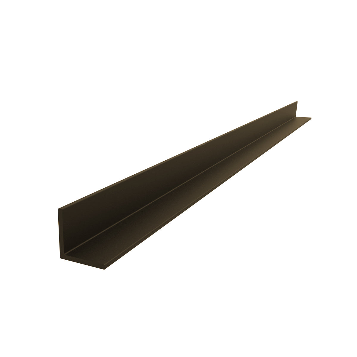 AR-1 Angulo de 1/2" x 1/2"  Espesor 1.2 mm. Largo 5.85 mts. Acabado Anodizado Bronce 15 Micron