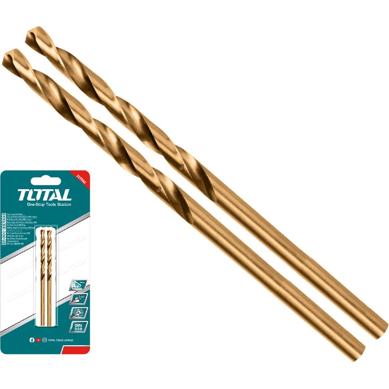 Brocas de Cobalto M35 HSS para Metal. Alta eficiencia. Milimétricas