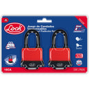 Jgo 2 candado imperm cort 40mm Lock
