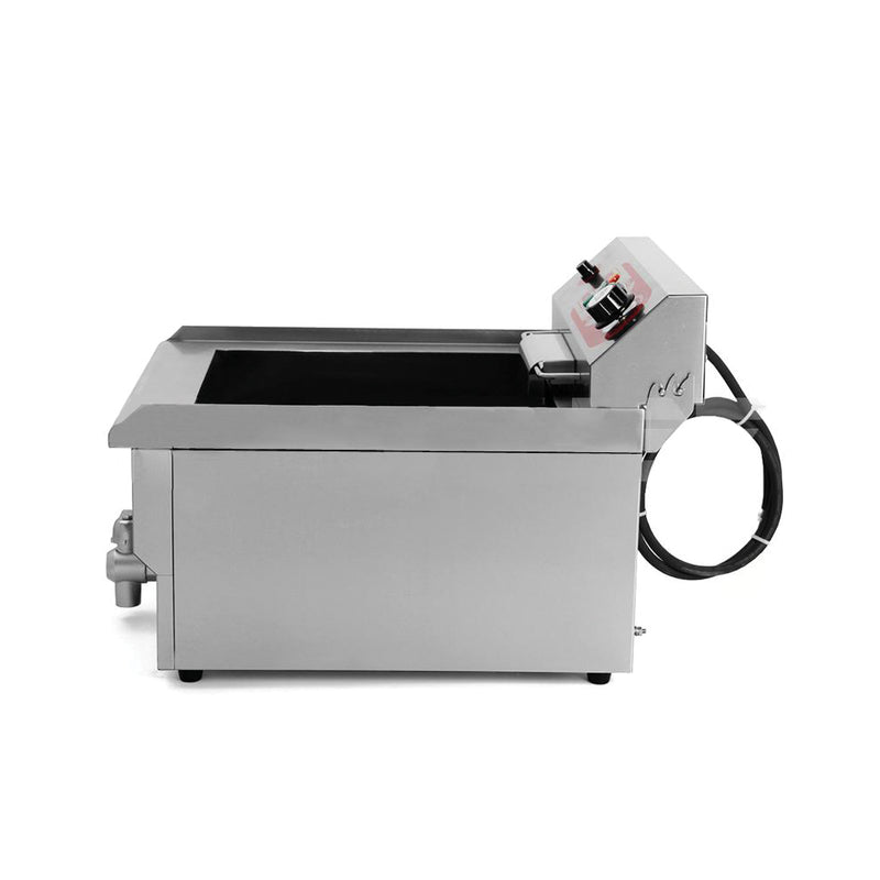 Freidora electrica 10L con valvula de drenaje  1500W 50-200C. 110 /60 htz 470*279*349 mm 6 meses