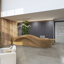 Panel Decorativo Mármol PVC 1.22m x 2.80m x 3mm Gris marquina (Línea económica)