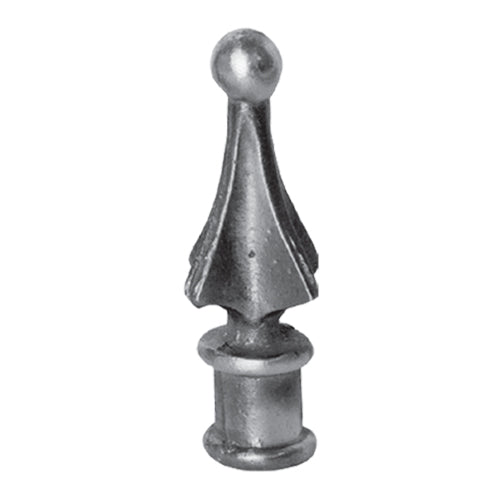 Lanza. Base redonda 22mm, altura 100mm.  Agujero 12mm.