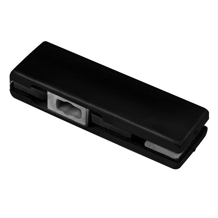 Herraje Inferior (con inserto para cierrapuertas Carbone) Negro