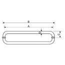 Tirador satinado L-2816.