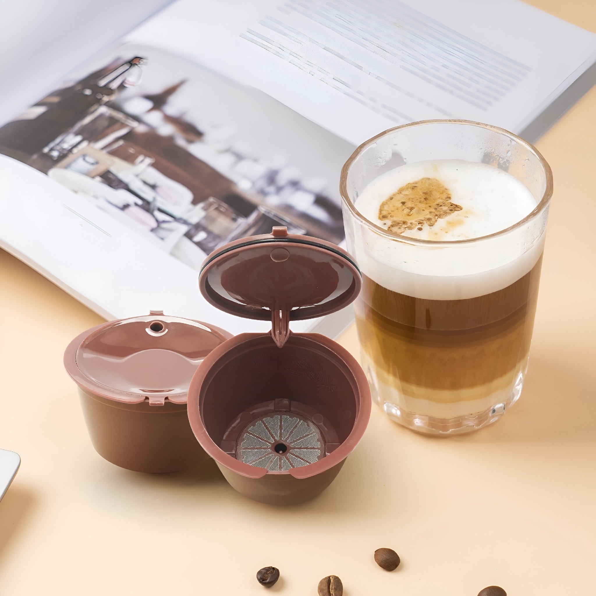 Cápsula de Café DOLCE GUSTO reutilizables de plástico. (1 Unid.)