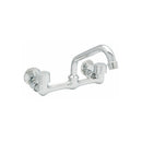 Llave mezcladora de 8" para fregador a pared incluye manerales