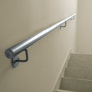 Tapa decorativa para tubo de 1/2". Diametro externo 75mm. Satinada.