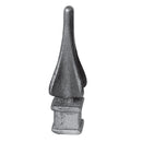 Lanza de base cuadrada 24mm x 103mm. Agujero 14mm.