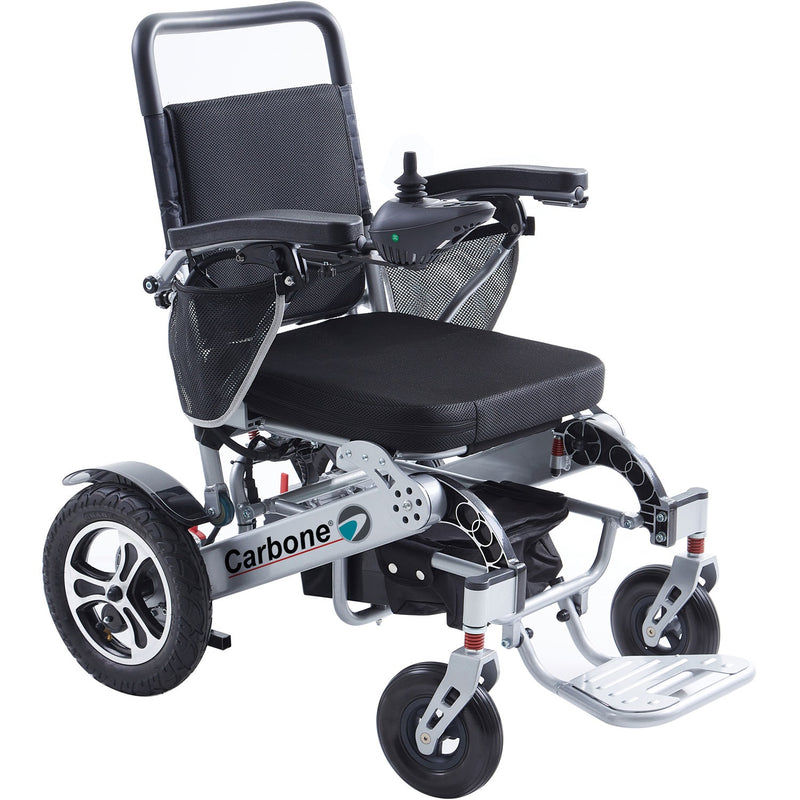 Silla de ruedas eléctrica plegable ligera 26kg. Control remoto. Batería litio