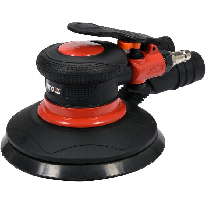 Lijadora Orbital Neumatica Profesional Excentrica. Con Conector para Aire Comprimido. Diametro 150 m