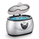 Limpiador ultrasónico profesional de joyería con temporizador.
