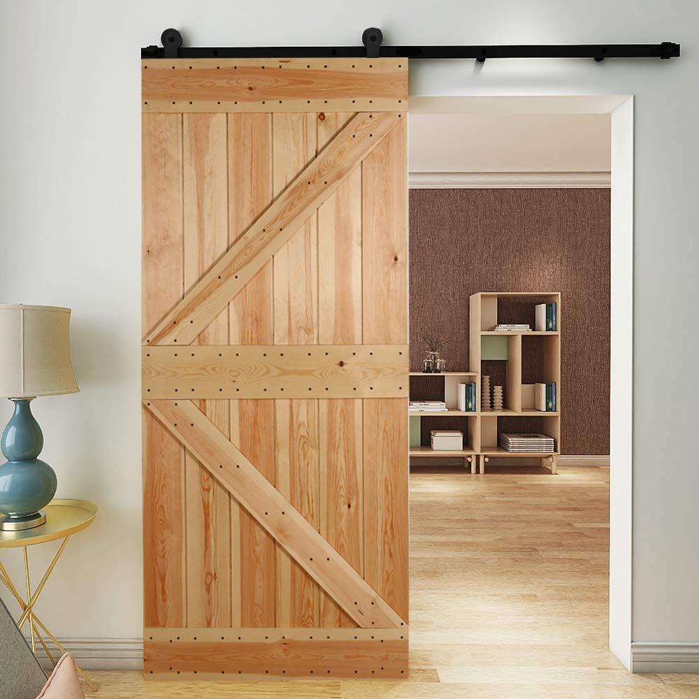 Kit de herrajes para puertas corredizas madera de montaje superior en forma de T