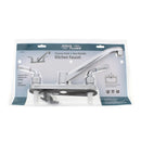 Grifo de cocina de plástico con acabado cromado diseño de lujo con dos manijas