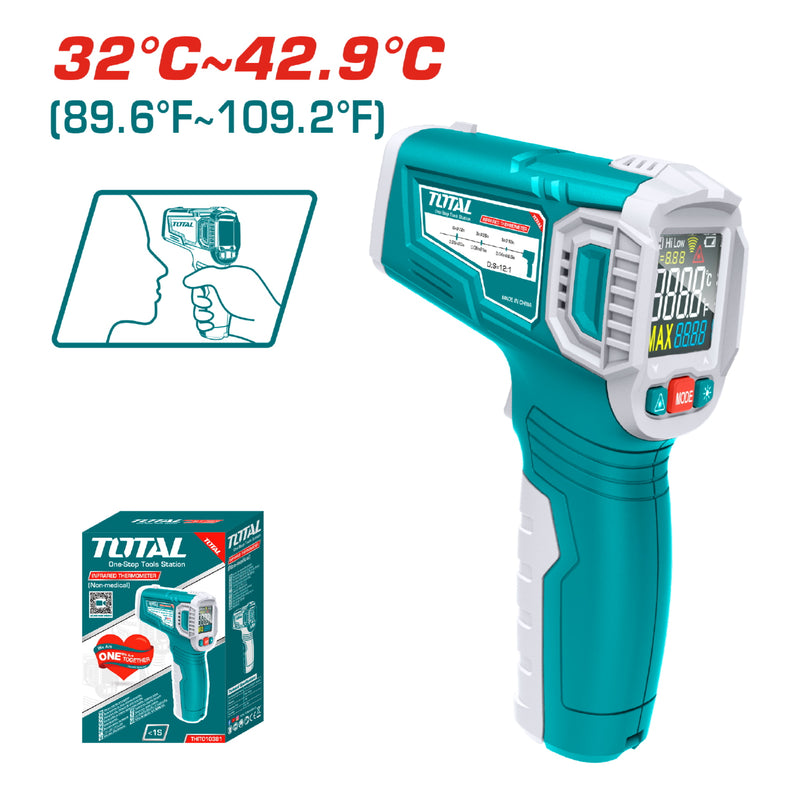 Termometro digital. Rango de Temperatura: 10°C~40°C . Pantalla a color. Margen error ±0.3℃