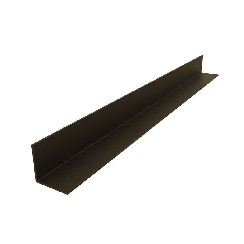 AR-4 Angulo de 1" x 1"  Espesor 1.4 mm. Largo 5.85 mts. Acabado Anodizado Bronce 15 Micron