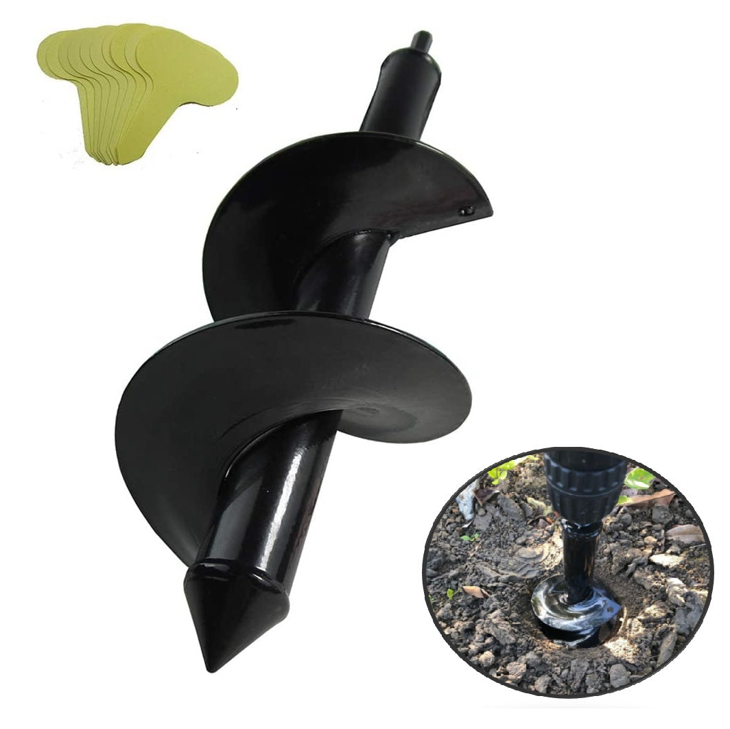 Punta de taladro en forma de espiral para agricultura. 4"x12"