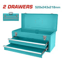 Caja herramientas metálica de 2 bandejas  520*218*243mm