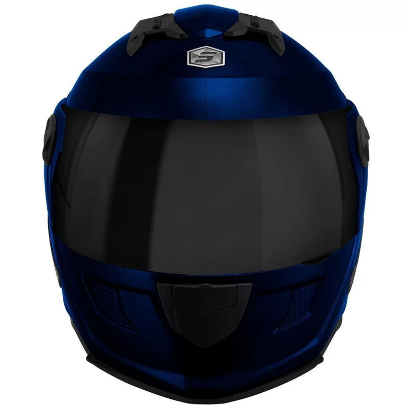 Cascos Stealth Solid Brillante Azul Oscuro
