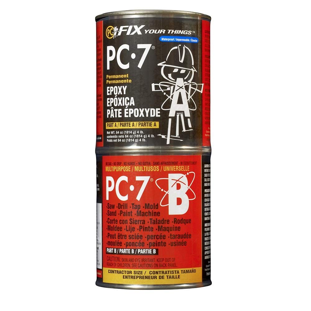Pegamento epoxico de 4 LB para Barandas con tubo de 42.4 x1.5 mm, 12 mmx0.9 o tubo 40x40x1.5mm