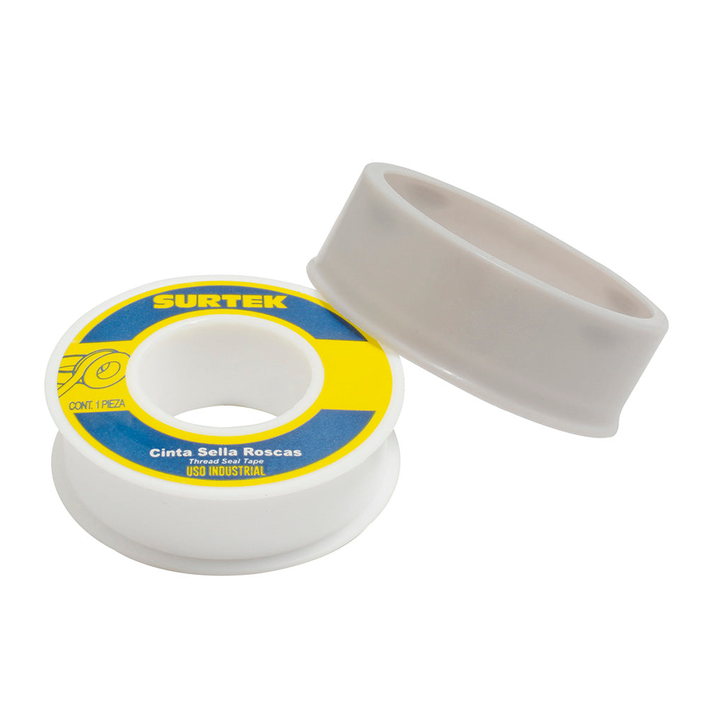 Cinta sella roscas de teflon 3/4" x 13m uso industrial Surtek