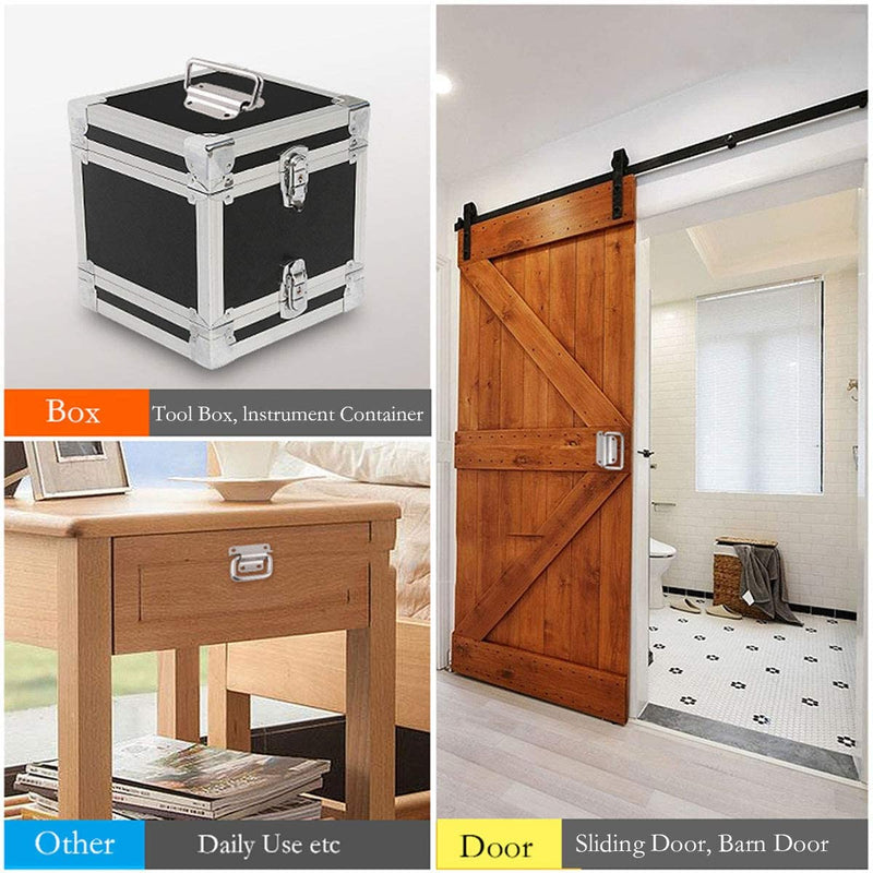 (Par) Tiradores de anillo tipo manillas 3-3/4" de zinc