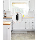 (Par) Bisagras de cierre automático de 1.625" de bronce frotado con aceite