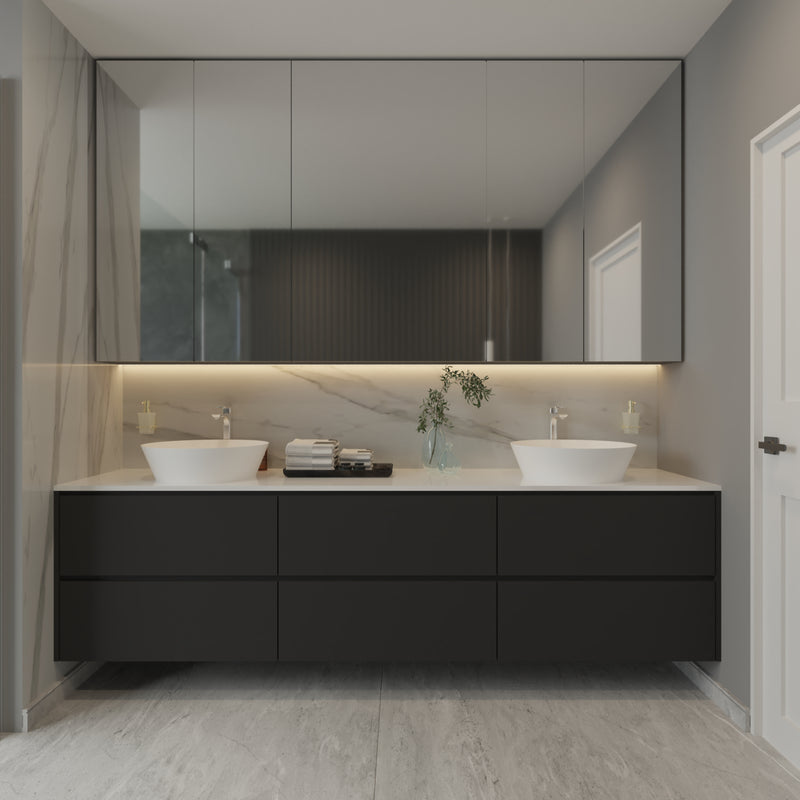 Panel Decorativo Mármol PVC  1.22 m x 2.80 m x 4 mm. Acabado: Matt Calacata