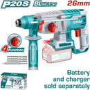 Rotomartillo SDS inalámbrico 20v de iones de litio (SIN CARBONES)