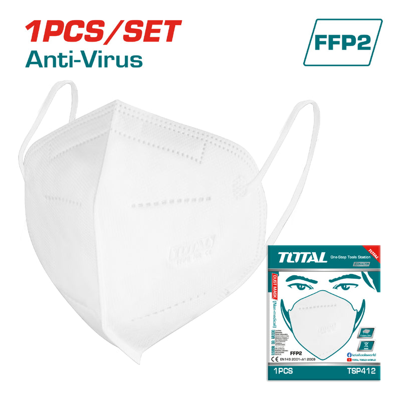 (Bolsa de 5 pcs) Tapaboca grado FFP2 con 4 capas. Para ambientes exigentes.