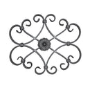 Rosón artístico de hierro forjado 410 x 480 mm