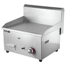 Plancha a gas de sobreponer economica 550*500*520mm. Potencia 5KW 17060.71 BTU/hr. 48 kg. 6 meses.