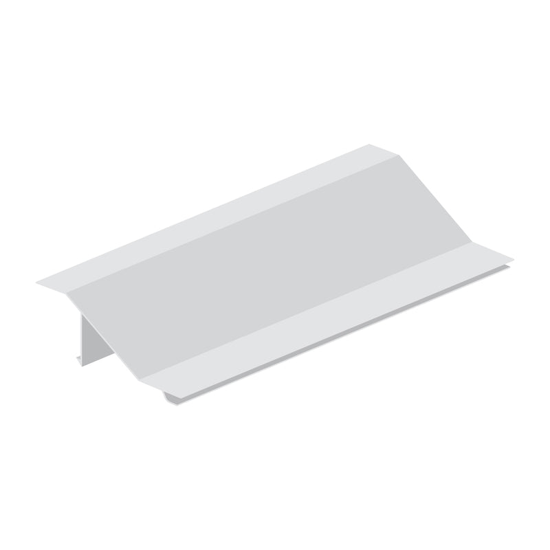 Lama de Louver en foma de Z para clipar en marco U127. Ancho 4" x 35 mm. Espesor 1.0 mm. Largo 5.85m