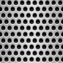 Lámina Perforada Hoyos 6 mm - 1,35 mm de Espesor - 4 x 8 Pies.