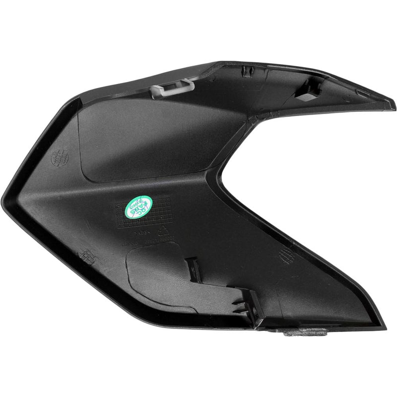 Placa de fijacion izquierda del frontal negra con calcomanias (RKG150)