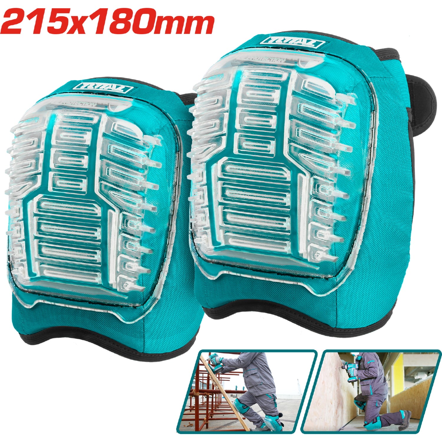 Rodilleras 215x180mm.