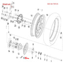 Corona 43 dientes (LEONCINO250 / TNT25 / TRK251)