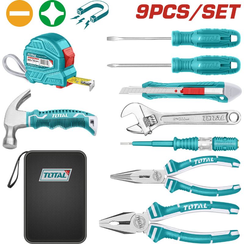 Juego de Herramientas de 9 pzas. CR-V. Acero de Alta calidad.