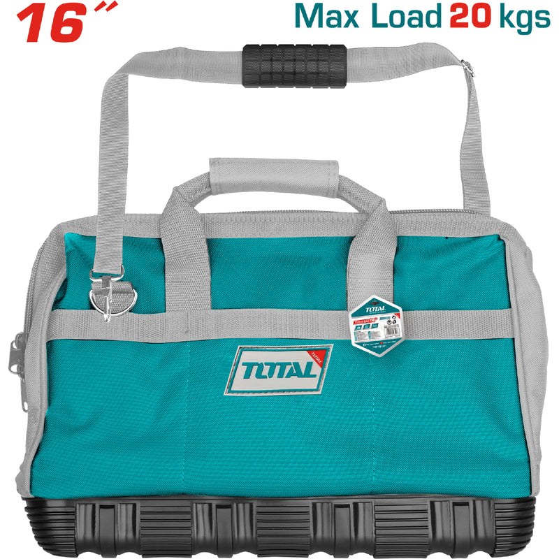 Bolso Maletín de Herramientas TOTAL de 16" capacidad 20Kg.