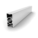 Poste rectangular 25x50 mm 5.8 mts. Acabado blanco.