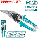 Tijera de Aviacion de 250 mm (10") Derecha. CrMo. Espesor máx. De corte: Acero  ≤ 1.2