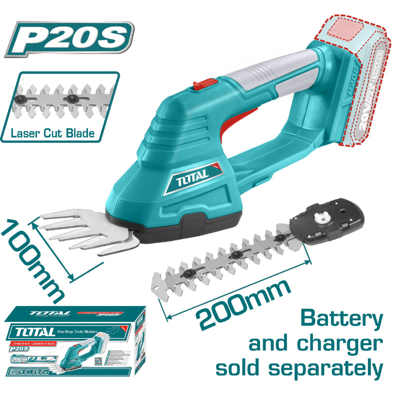 Cortasetos Podadora inalámbrica de batería 20V eléctrica