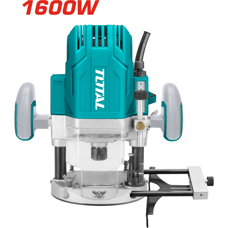 Router 1600W, 120V~60Hz. Para espárragos de 1/4" - 1/2". 22000rpm. Profundidad máxima 0-60mm.
