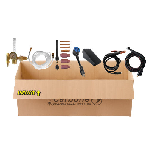 Maquina de soldar Digital Tig AC/DC alta frecue y electrodo 110/220V  Heavy duty DIGI-TIG250AC/DC