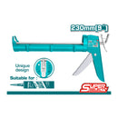 Pistola Calafateadora de 9" para usar con Silicón. Hecha de Aluminio. Diseño único.