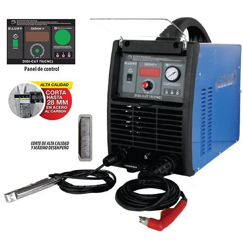 Cortador Plasma 70 amp DIGICUT70 (CNC).220v. Corta hasta 28 mm.Compatible cortadora CNC